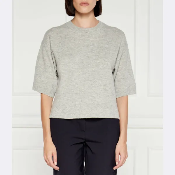 Укороченный шерстяной свитер Drava Marella, серый
Укороченный шерстяной свитер Drava Marella, серый
