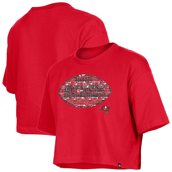 Девчачья красная футболка Tampa Bay Buccaneers с пайетками New Era
Девчачья красная футболка Tampa Bay Buccaneers с пайетками New Era