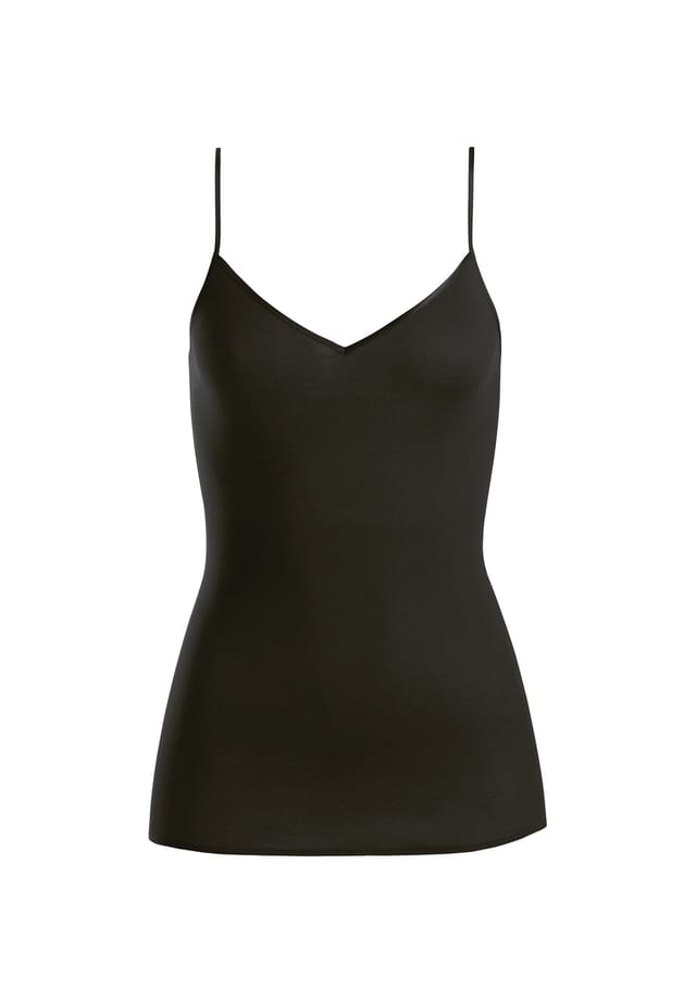 Топ-Спагетти из хлопка бесшовный Hanro, черный
Топ-Спагетти из хлопка бесшовный Hanro, черный