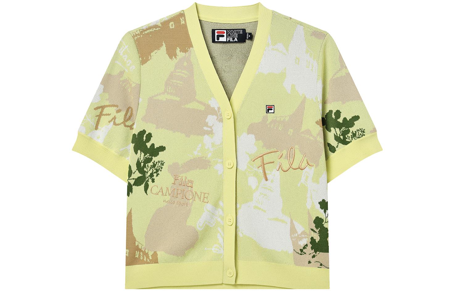 Heritage Collection Вязаный свитер Женский с принтом по всей поверхности FILA 
Heritage Collection Вязаный свитер Женский с принтом по всей поверхности FILA