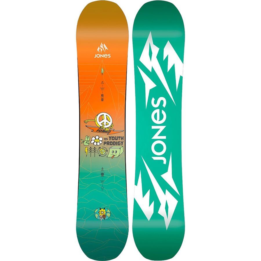 Сноуборд Jones Snowboards Prodigy Jones Snowboards, Orange/Teal
Сноуборд Jones Snowboards Prodigy Jones Snowboards, Orange/Teal