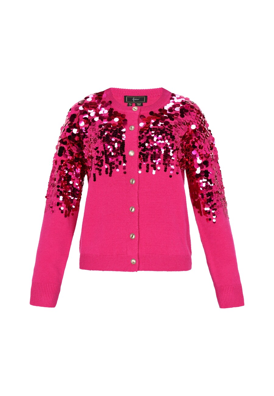 Вязаный кардиган faina, фуксия
Вязаный кардиган faina, фуксия