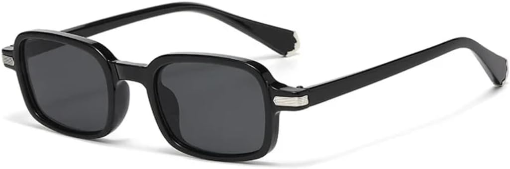 Ретро прямоугольные женские солнцезащитные очки, модные прозрачные линзы с градиентом цвета океана, защита от УФ-излучения UV400, мужские очки с заклепками VFDHN, Black Black
Ретро прямоугольные женские солнцезащитные очки, модные прозрачные линзы с градиентом цвета океана, защита от УФ-излучения UV400, мужские очки с заклепками VFDHN, Black Black