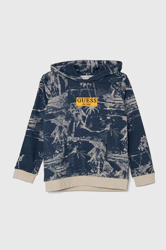 Детская хлопковая толстовка Guess, синий
Детская хлопковая толстовка Guess, синий