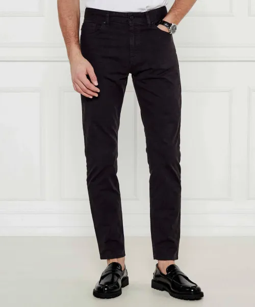 Брюки из оникса Slim fit Boss Orange, черный
Брюки из оникса Slim fit Boss Orange, черный