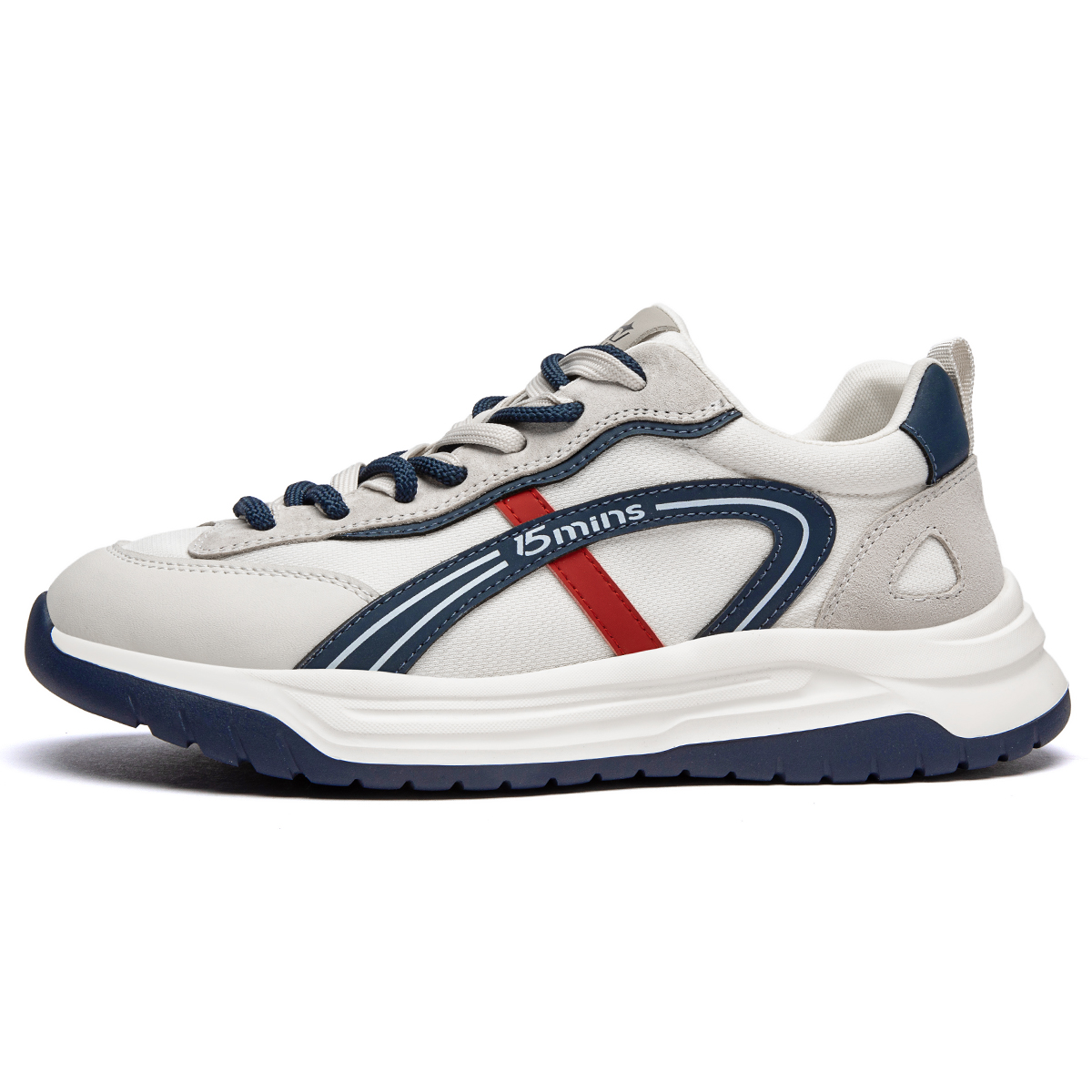 15 MINS Мужские белые кеды низкие, цвет White
15 MINS Мужские белые кеды низкие, цвет White