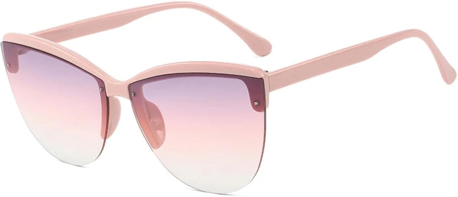 Солнцезащитные очки «кошачий глаз» в полуободковой оправе для женщин и мужчин, классические, для активного отдыха, вождения, летних путешествий, с защитой от УФ-излучения UV400 TKKTLLT, Pink Purple Pink
Солнцезащитные очки «кошачий глаз» в полуободковой оправе для женщин и мужчин, классические, для активного отдыха, вождения, летних путешествий, с защитой от УФ-излучения UV400 TKKTLLT, Pink Purple Pink