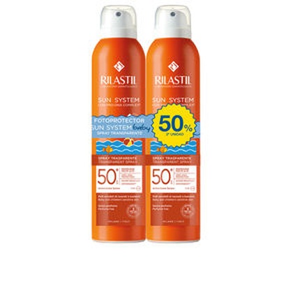 Детский спрей Spf50+ Transparent Pack 2 X 200 Ml
Детский спрей Spf50+ Transparent Pack 2 X 200 Ml