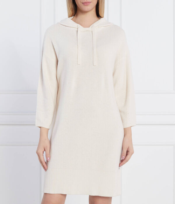 Платье Armani Exchange шерстяное с капюшоном, бежевый
Платье Armani Exchange шерстяное с капюшоном, бежевый