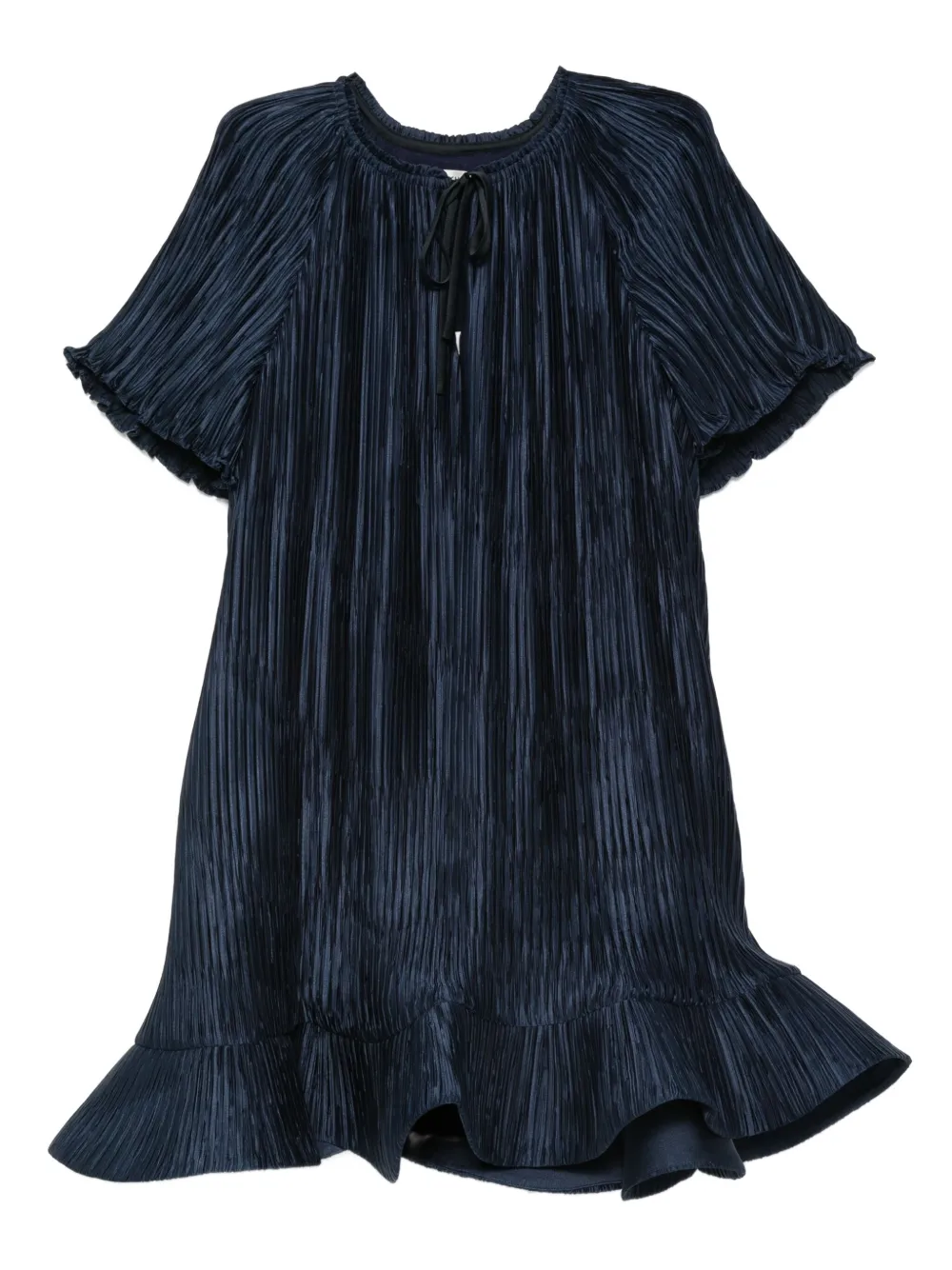 Мини-платье с плиссировкой и оборками Simkhai, синий
Мини-платье с плиссировкой и оборками Simkhai, синий