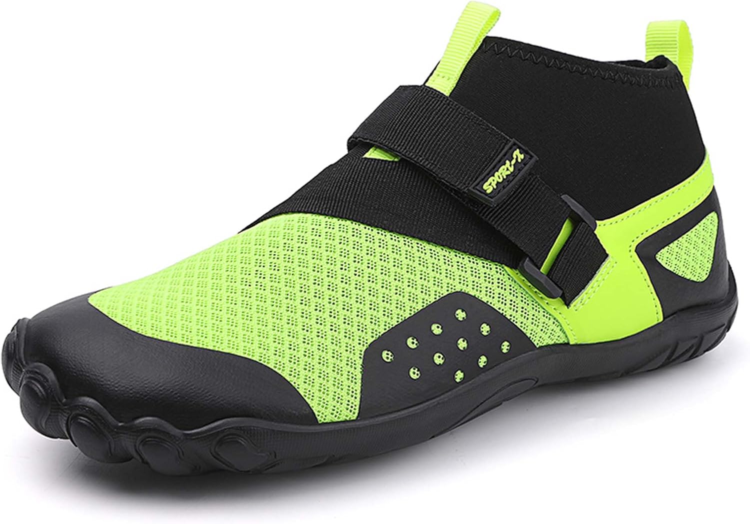 Мужские водные туфли для ходьбы босиком, женские многофункциональные кроссовки для фитнеса, йоги и тренировок, нескользящие, быстросохнущие, для походов, пляжа, плавания, серфинга и водных видов спорта Generic, черный/зеленый
Мужские водные туфли для ходьбы босиком, женские многофункциональные кроссовки для фитнеса, йоги и тренировок, нескользящие, быстросохнущие, для походов, пляжа, плавания, серфинга и водных видов спорта Generic, черный/зеленый