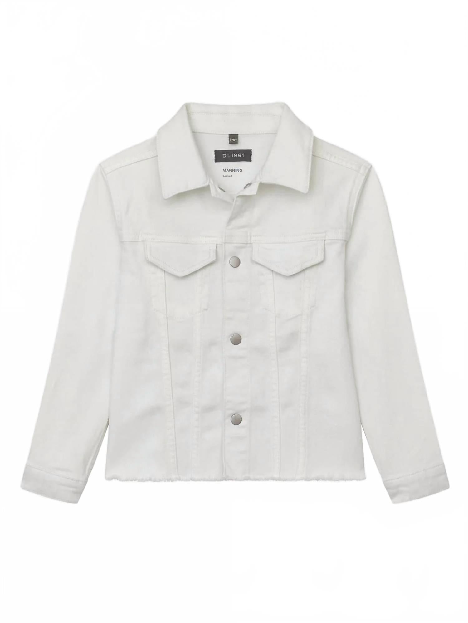 Джинсовая куртка Manning для девочек в цвете молочный raw DL1961 - Kids', Milk Raw
Джинсовая куртка Manning для девочек в цвете молочный raw DL1961 - Kids', Milk Raw