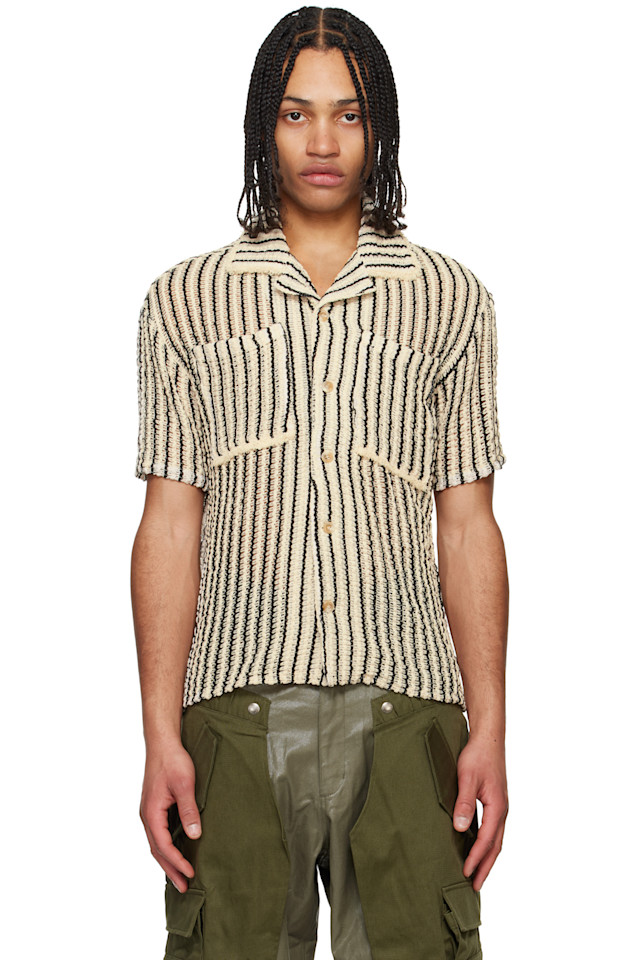 Полосатая трикотажная блуза Andersson Bell, экрю
Полосатая трикотажная блуза Andersson Bell, экрю