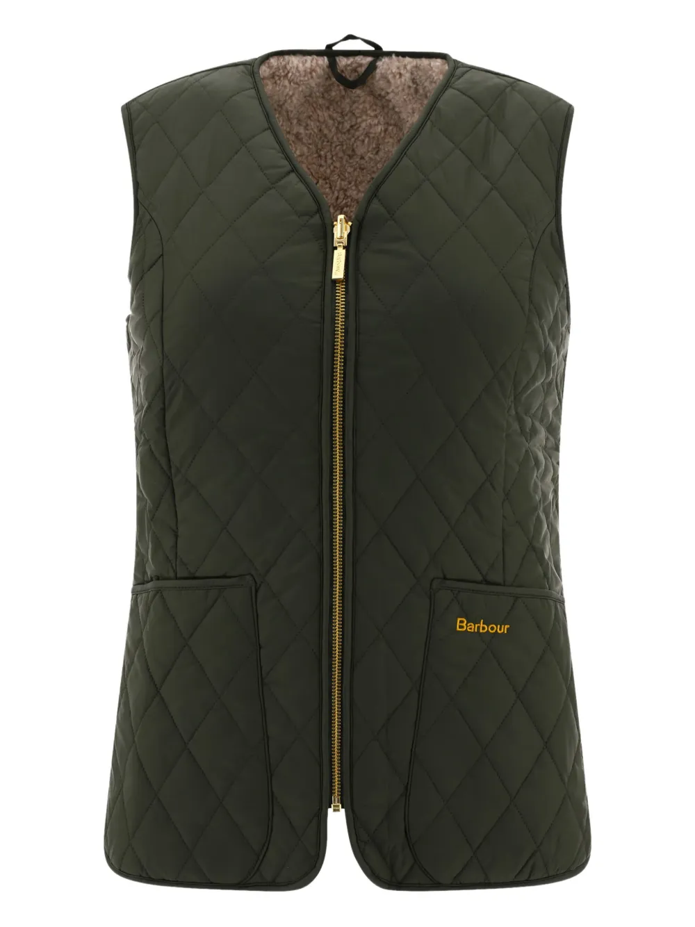 Стеганый жилет с ромбовидным узором Barbour, зеленый
Стеганый жилет с ромбовидным узором Barbour, зеленый