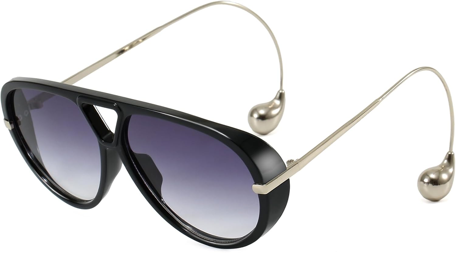 Женские солнцезащитные очки-авиаторы большого размера в стиле ретро, модные солнцезащитные очки-щит с большими оранжевыми линзами, винтажные очки (черные/градиентно-серые) Breaksun, Black/Gradient Grey
Женские солнцезащитные очки-авиаторы большого размера в стиле ретро, модные солнцезащитные очки-щит с большими оранжевыми линзами, винтажные очки (черные/градиентно-серые) Breaksun, Black/Gradient Grey