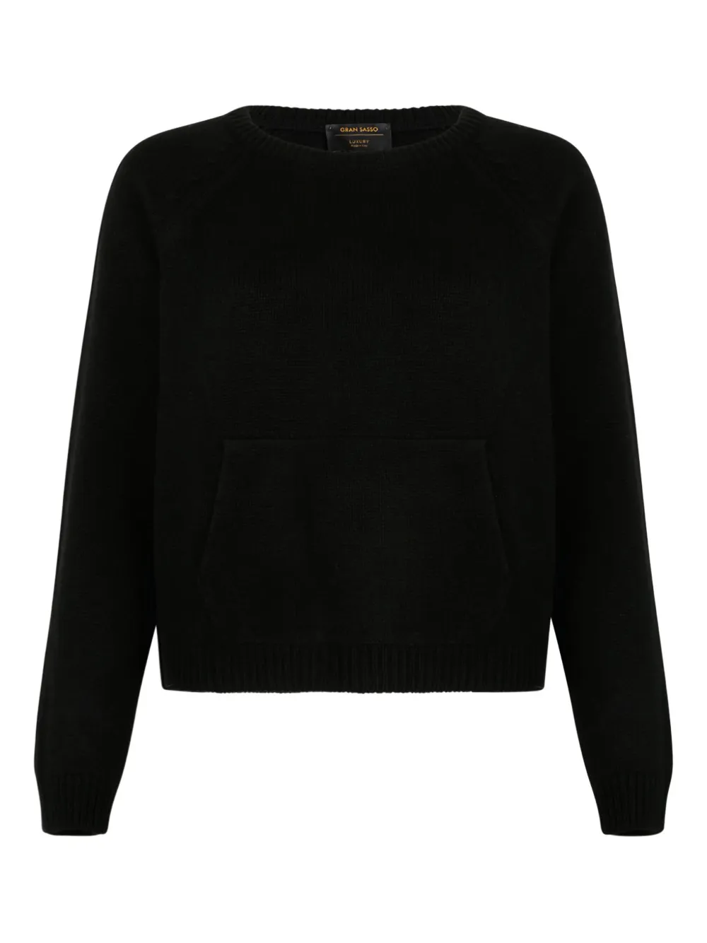 Свитер с карманом-кенгуру Gran Sasso, черный
Свитер с карманом-кенгуру Gran Sasso, черный