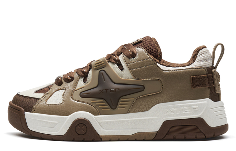 Звезда X Противоскользящие Кроссовки для скейтбординга Низкие Мужские XTEP, Медово-Чайный Коричневый/Солодовый Коричневый/Чайный Белый
Звезда X Противоскользящие Кроссовки для скейтбординга Низкие Мужские XTEP, Медово-Чайный Коричневый/Солодовый Коричневый/Чайный Белый