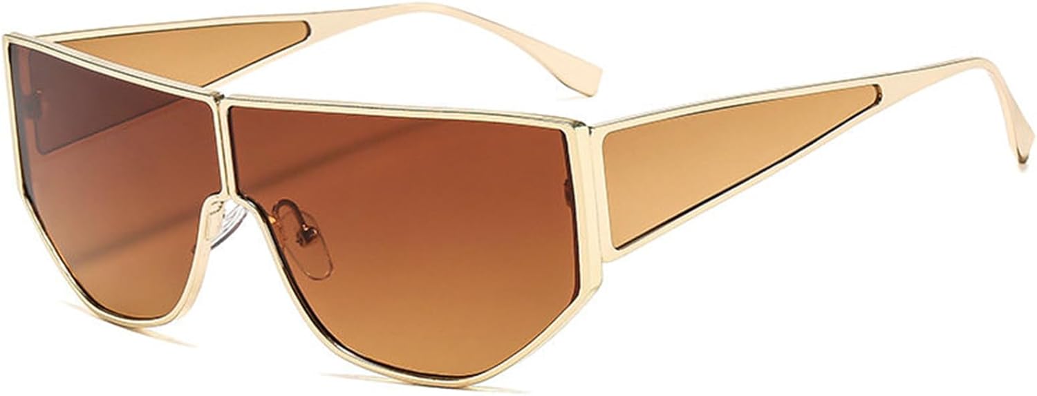 Willochra Популярные металлические солнцезащитные очки в крупной оправе в стиле панк для женщин, дизайнерские очки для мужчин, очки для активного отдыха и путешествий 2025 года, C6
Willochra Популярные металлические солнцезащитные очки в крупной оправе в стиле панк для женщин, дизайнерские очки для мужчин, очки для активного отдыха и путешествий 2025 года, C6