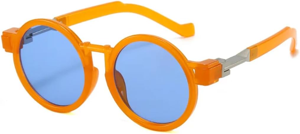 Круглые женские солнцезащитные очки в стиле стимпанк, защита от УФ-излучения UV400, модные мужские солнцезащитные очки оранжево-синего цвета с прозрачной градиентной оправой UUPTTPL, Orange Blue
Круглые женские солнцезащитные очки в стиле стимпанк, защита от УФ-излучения UV400, модные мужские солнцезащитные очки оранжево-синего цвета с прозрачной градиентной оправой UUPTTPL, Orange Blue