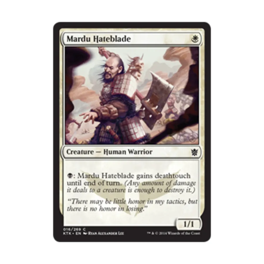 CCG Марду Клинок Ненависти (C) (Рольга), MTG - Khans of Tarkir
CCG Марду Клинок Ненависти (C) (Рольга), MTG - Khans of Tarkir