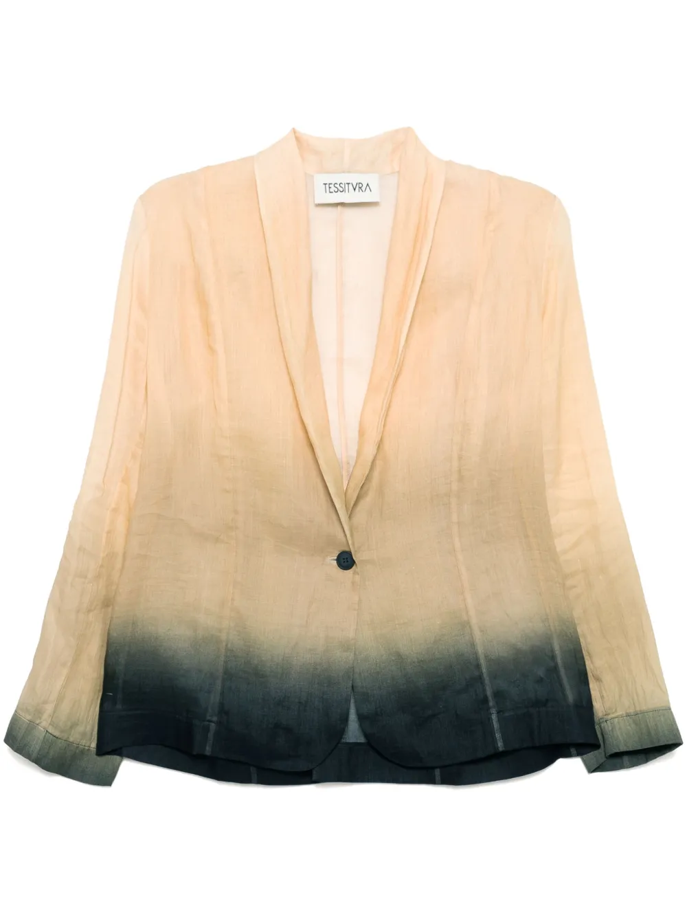 Пиджак с эффектом градиента Tessitura Body Couture, нейтральный
Пиджак с эффектом градиента Tessitura Body Couture, нейтральный