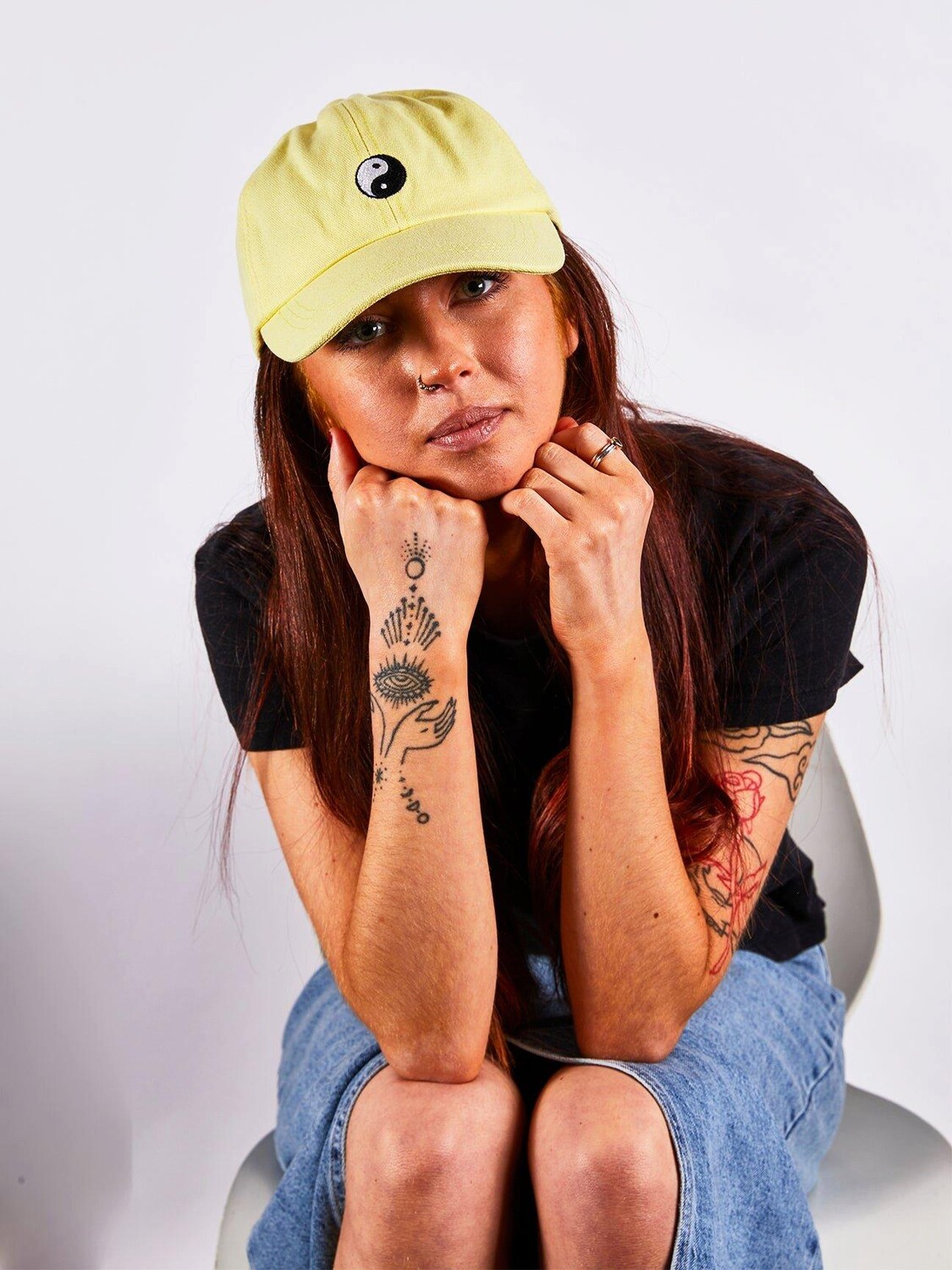 Хлопковая бейсболка с вышивкой «Ying Yang» лимонно-желтого цвета SVNX, желтый
Хлопковая бейсболка с вышивкой «Ying Yang» лимонно-желтого цвета SVNX, желтый