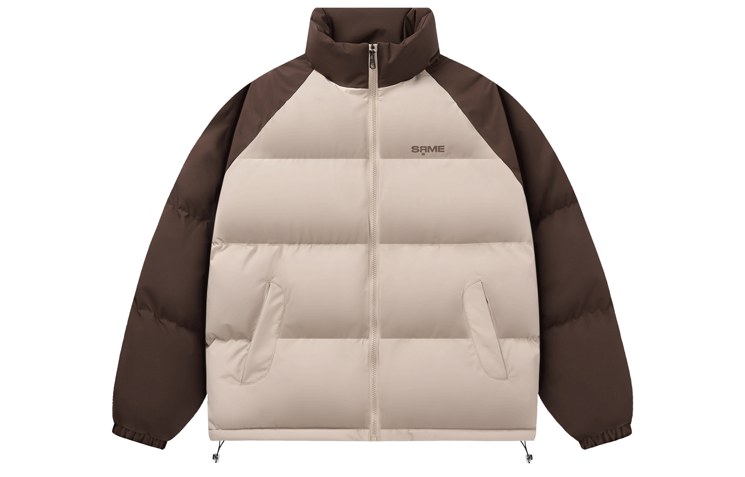 SRME Пуховик Унисекс SIMPLE RIMLESS, Розовый и Абрикосовый 
SRME Пуховик Унисекс SIMPLE RIMLESS, Розовый и Абрикосовый