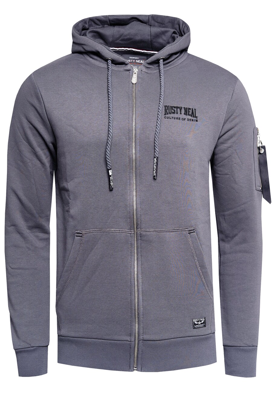 Толстовка с капюшоном на молнии Rusty Neal, антрацит
Толстовка с капюшоном на молнии Rusty Neal, антрацит