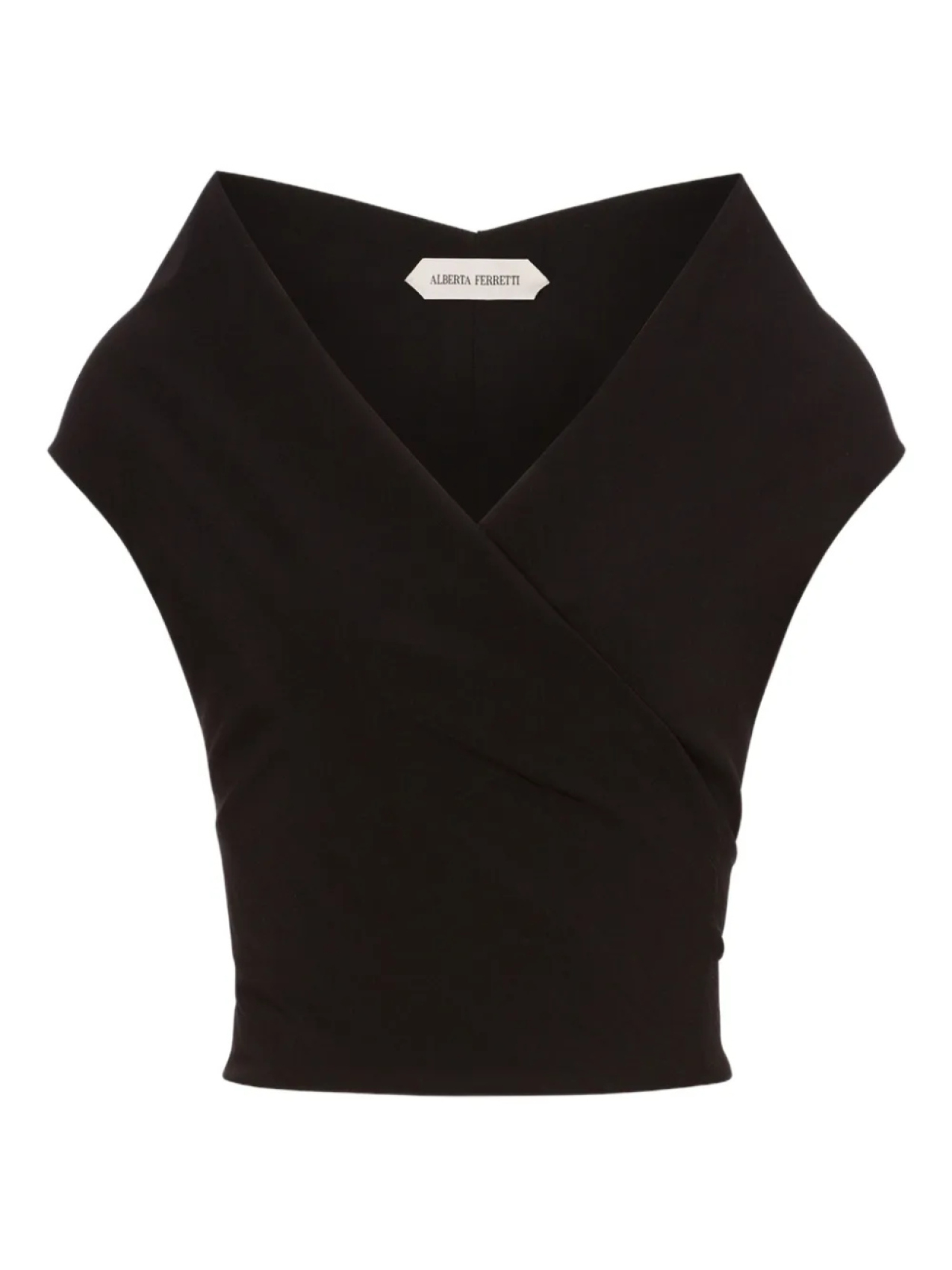 Alberta Ferretti топ из смесовой шерсти, черный
Alberta Ferretti топ из смесовой шерсти, черный