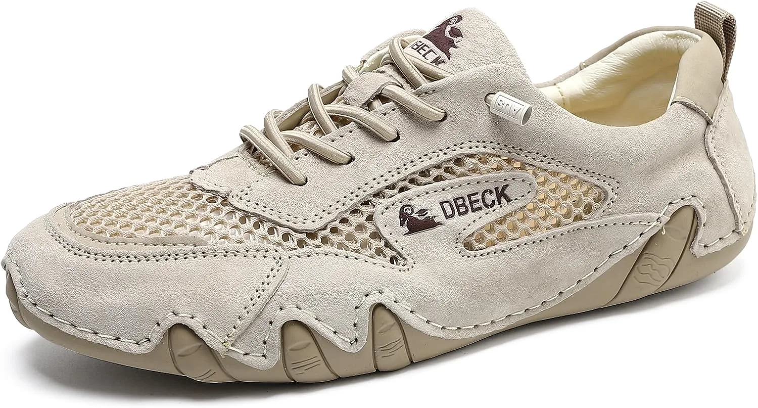 Ручные мужские кроссовки из натуральной кожи для прогулок с сеткой на лето, дышащие, нескользящие, слипоны, спортивная обувь Abborora
Ручные мужские кроссовки из натуральной кожи для прогулок с сеткой на лето, дышащие, нескользящие, слипоны, спортивная обувь Abborora