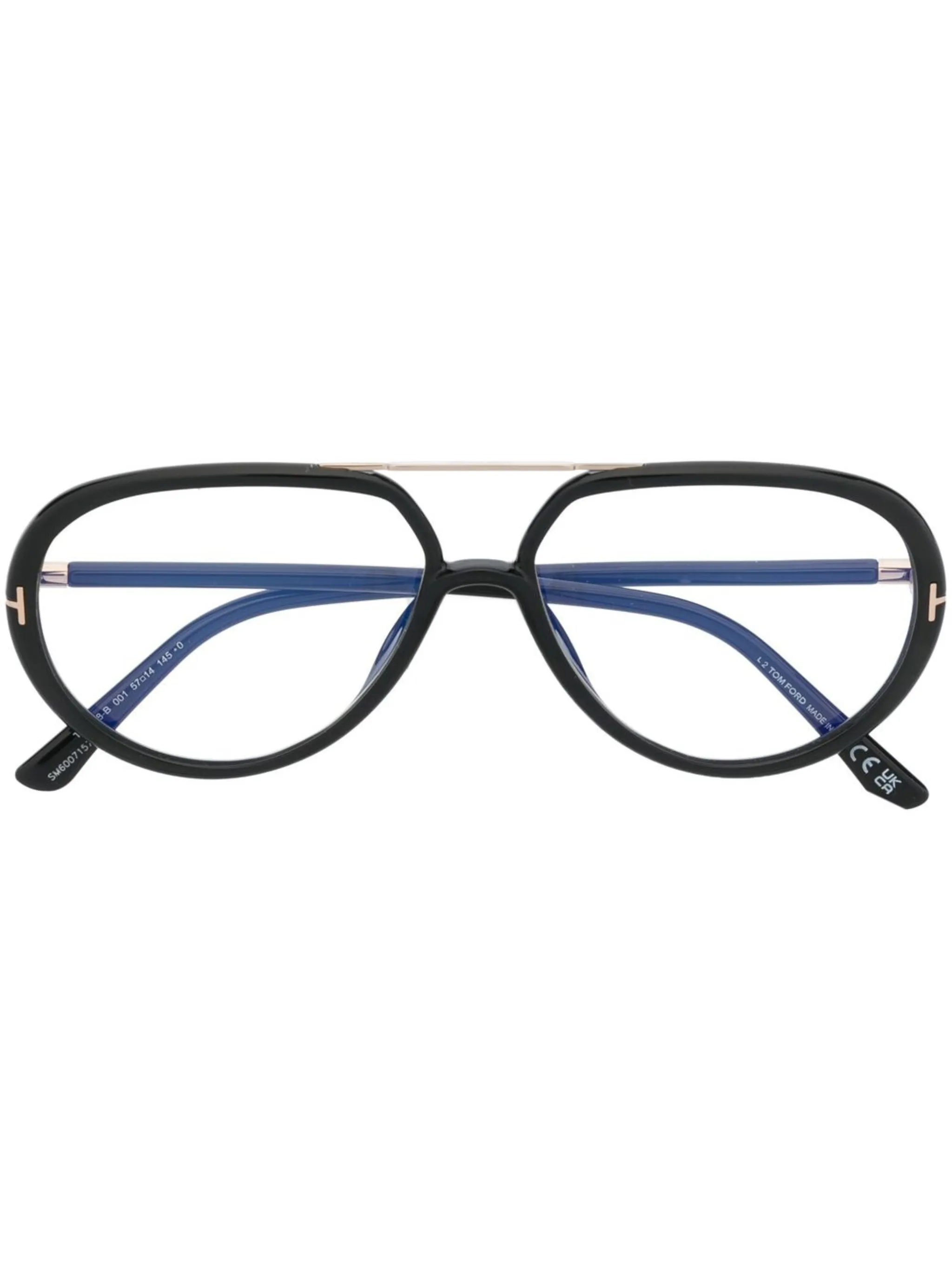 Очки-пилоты с металлическим декором Tom Ford Eyewear, черный
Очки-пилоты с металлическим декором Tom Ford Eyewear, черный