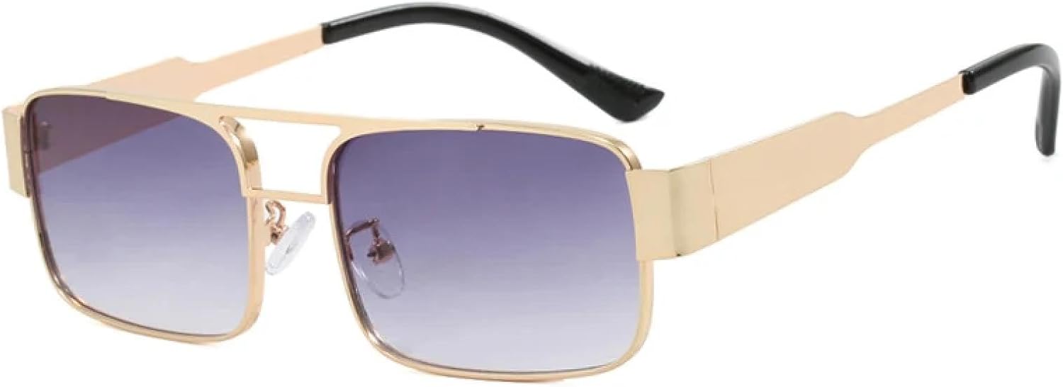 Роскошные металлические солнцезащитные очки в стиле панк с маленькой оправой для женщин, модные очки для вождения, мужские летние очки для путешествий с защитой от УФ-излучения UV400 TKKTLLT, Gold Gradient Gray
Роскошные металлические солнцезащитные очки в стиле панк с маленькой оправой для женщин, модные очки для вождения, мужские летние очки для путешествий с защитой от УФ-излучения UV400 TKKTLLT, Gold Gradient Gray