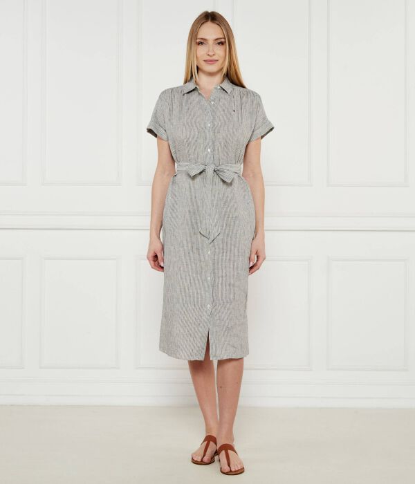 Льняное платье с поясом Tommy Hilfiger, черный
Льняное платье с поясом Tommy Hilfiger, черный