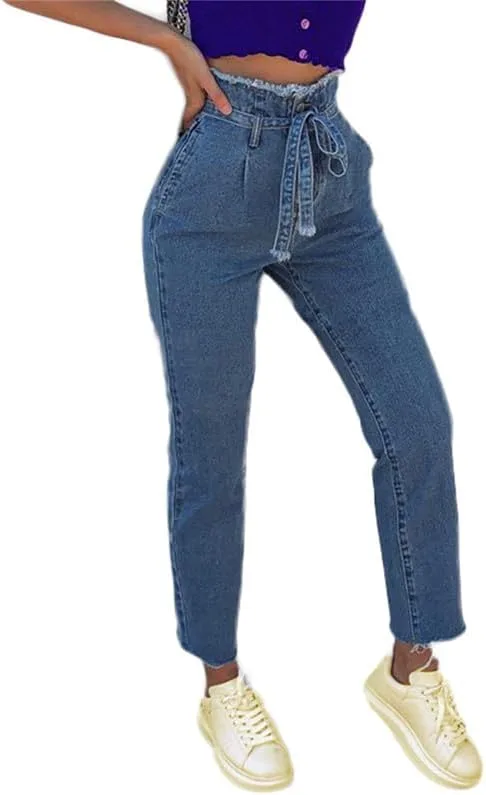 Женские джинсы Andongnywell с высокой талией и эластичным поясом
Женские джинсы Andongnywell с высокой талией и эластичным поясом