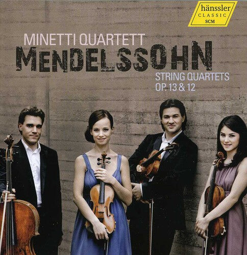 CD диск Mendelssohn-Bartholdy / Minetti Quartett: String Quartets Op. 13 & 12
CD диск Mendelssohn-Bartholdy / Minetti Quartett: String Quartets Op. 13 & 12