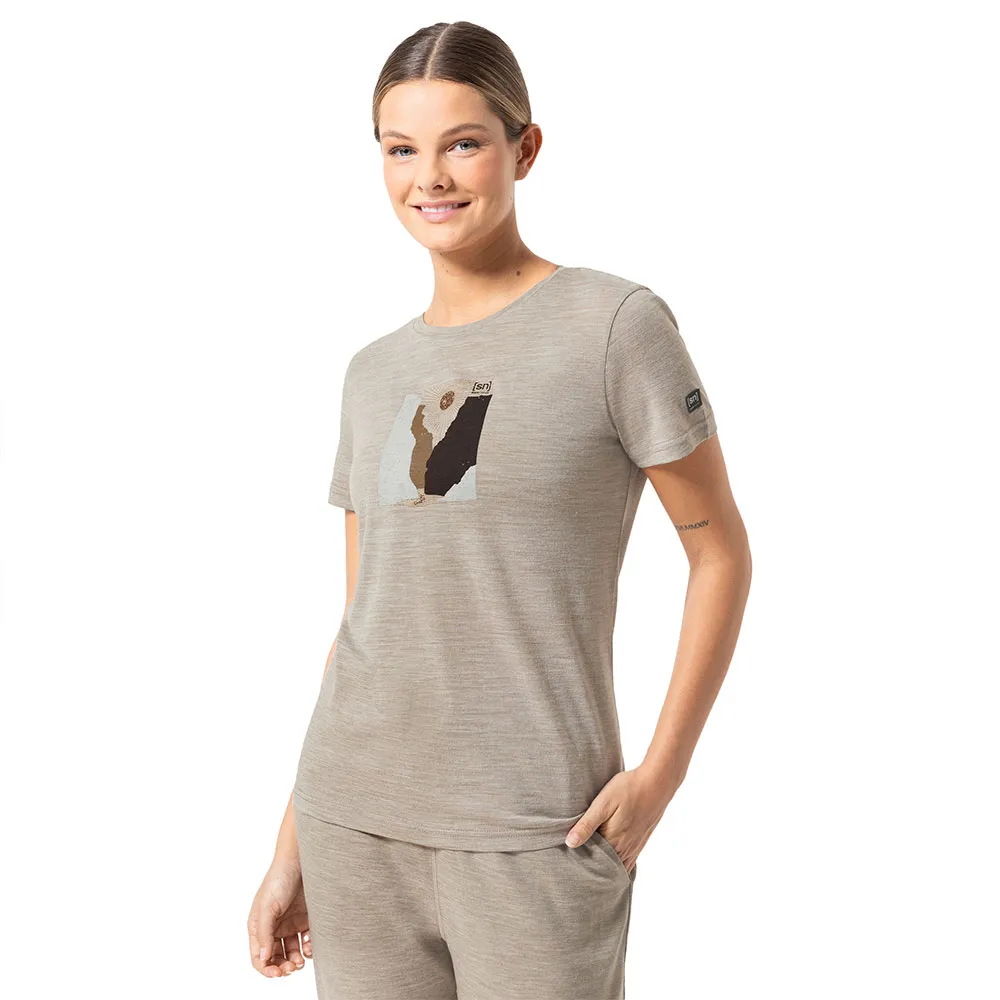 Футболка с коротким рукавом Super.natural Rio Grande, бежевый 
Футболка с коротким рукавом Super.natural Rio Grande, бежевый