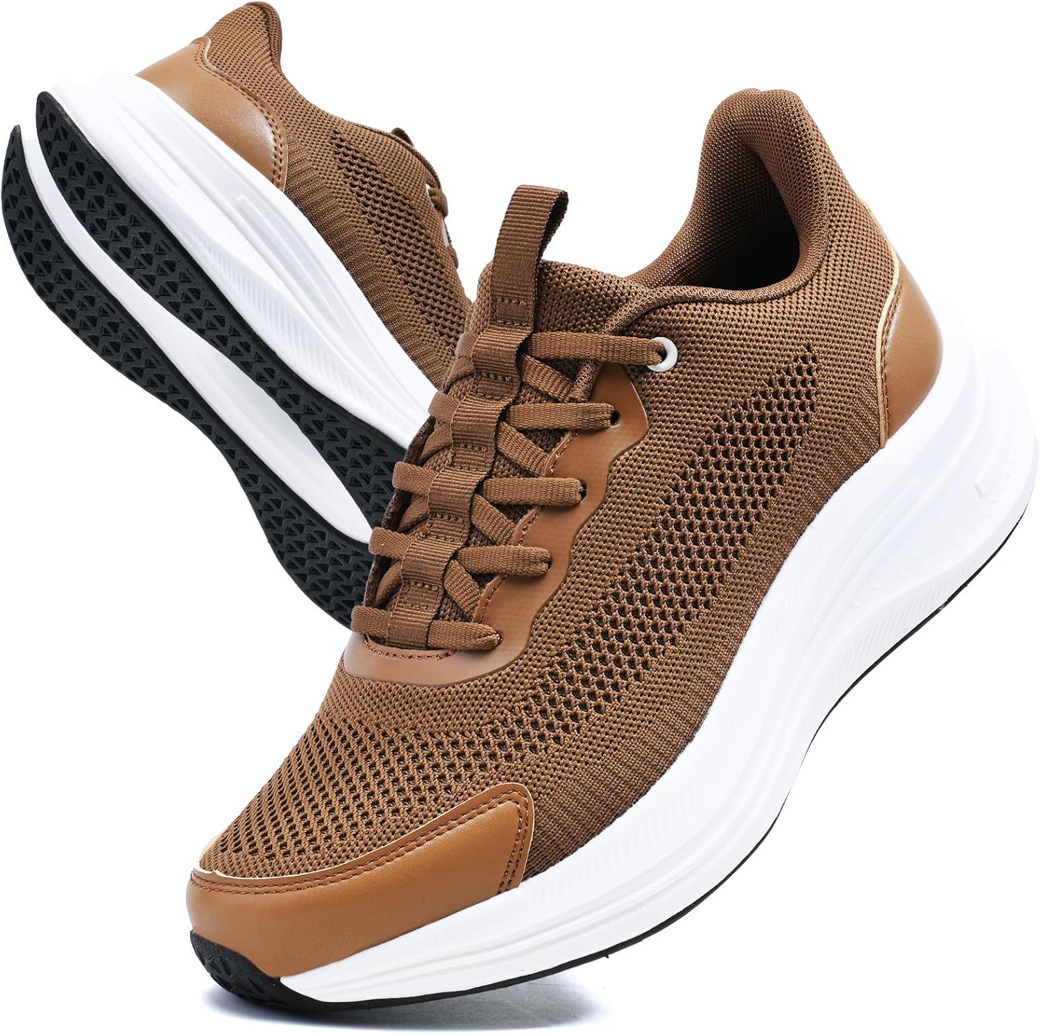 Мужские кроссовки на легкой посадке, для ходьбы, тенниса и тренировок, дышащие, с противоскользящей подошвой и поддержкой свода стопы Zeubnxs, коричневый
Мужские кроссовки на легкой посадке, для ходьбы, тенниса и тренировок, дышащие, с противоскользящей подошвой и поддержкой свода стопы Zeubnxs, коричневый