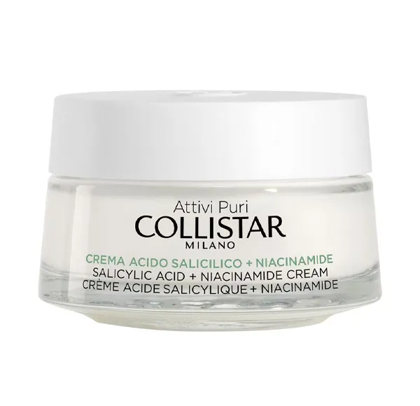 Легкий очищающий крем Attivi Puri Crema Acido Salicilico + Niacinamide Collistar, 50 ml
Легкий очищающий крем Attivi Puri Crema Acido Salicilico + Niacinamide Collistar, 50 ml