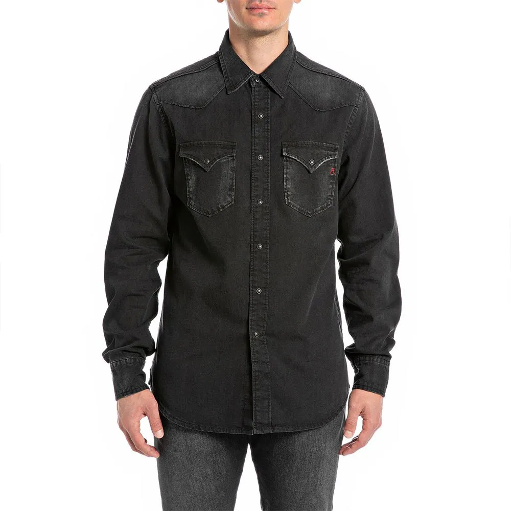 Рубашка Replay M4023 .000.154 70B, черный
Рубашка Replay M4023 .000.154 70B, черный