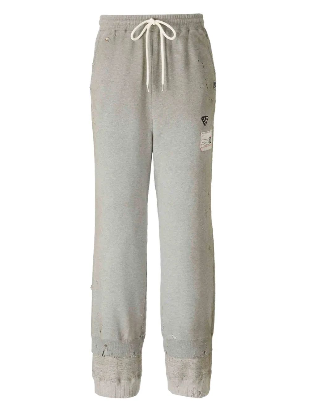 Брюки с эффектом потертости Maison Mihara Yasuhiro, серый
Брюки с эффектом потертости Maison Mihara Yasuhiro, серый