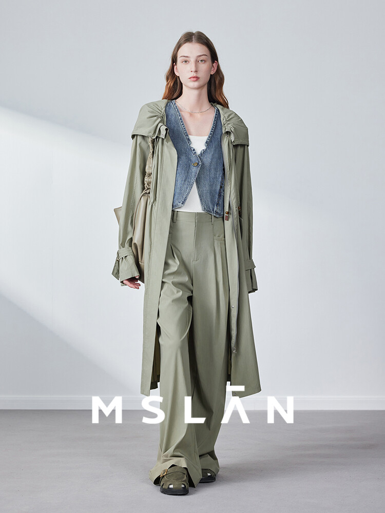 Ветровка женская Mslan длинная, серый / зеленый
Ветровка женская Mslan длинная, серый / зеленый