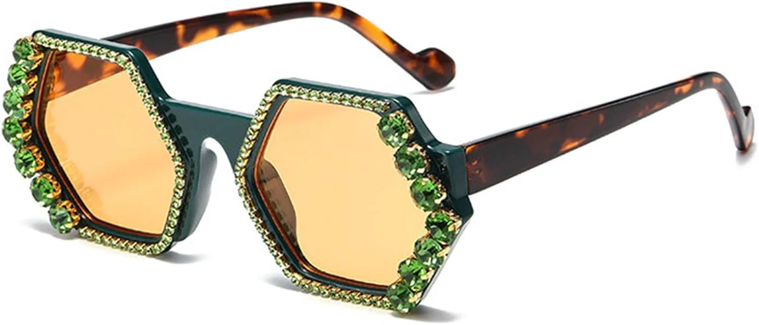 Солнцезащитные очки Willochra Diamond Polygon для женщин, квадратные, со стразами, винтажные, сверкающие, для вечеринок, с защитой от УФ-излучения UV400, C6
Солнцезащитные очки Willochra Diamond Polygon для женщин, квадратные, со стразами, винтажные, сверкающие, для вечеринок, с защитой от УФ-излучения UV400, C6