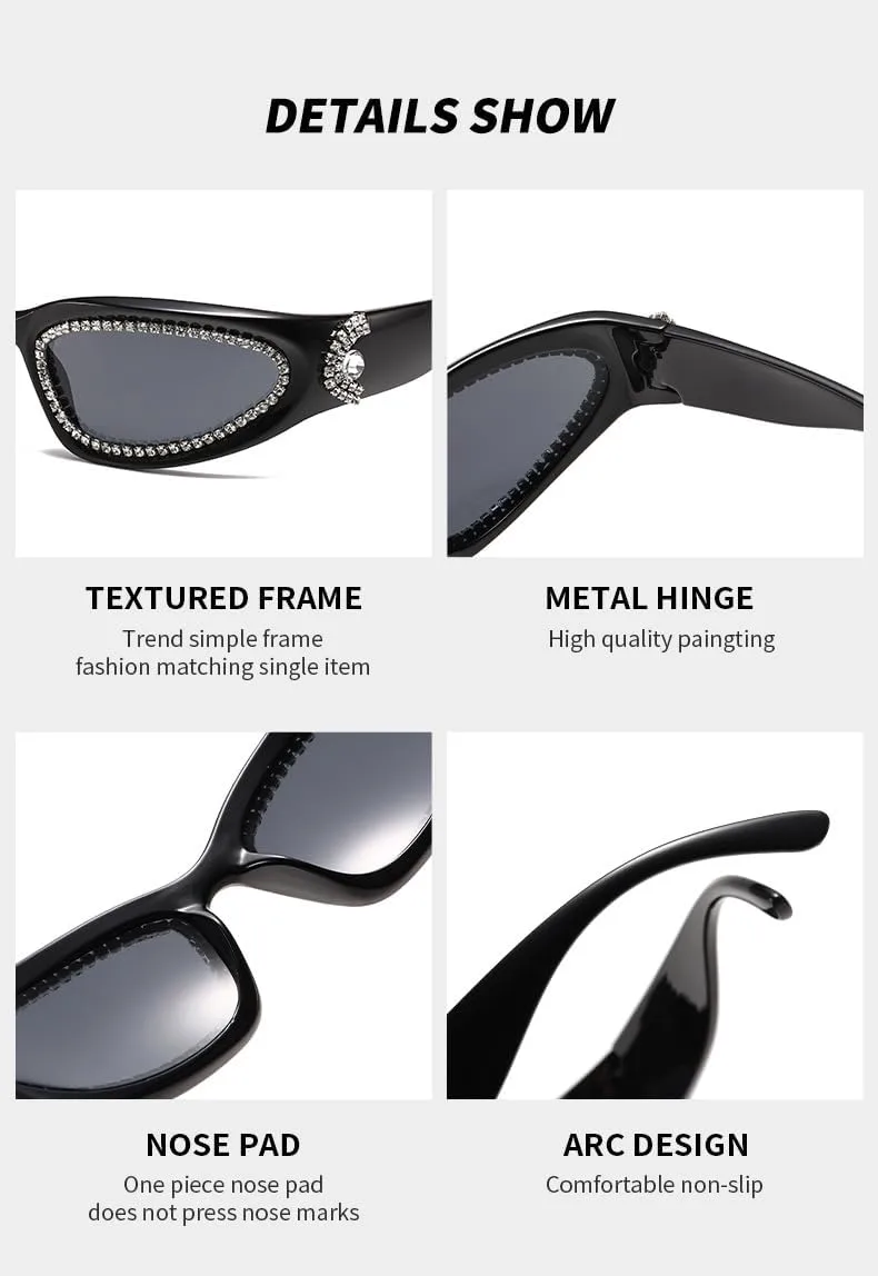 Декоративные солнцезащитные очки в мотоциклетном стиле с инкрустацией бриллиантами, спортивные очки для езды на велосипеде на открытом воздухе Gksbnck, C4
Декоративные солнцезащитные очки в мотоциклетном стиле с инкрустацией бриллиантами, спортивные очки для езды на велосипеде на открытом воздухе Gksbnck, C4