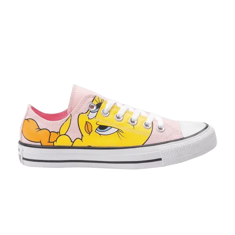 Кроссовки Converse Looney Tunes x Chuck Taylor All Star Low 'Tweety', розовый
Кроссовки Converse Looney Tunes x Chuck Taylor All Star Low 'Tweety', розовый
