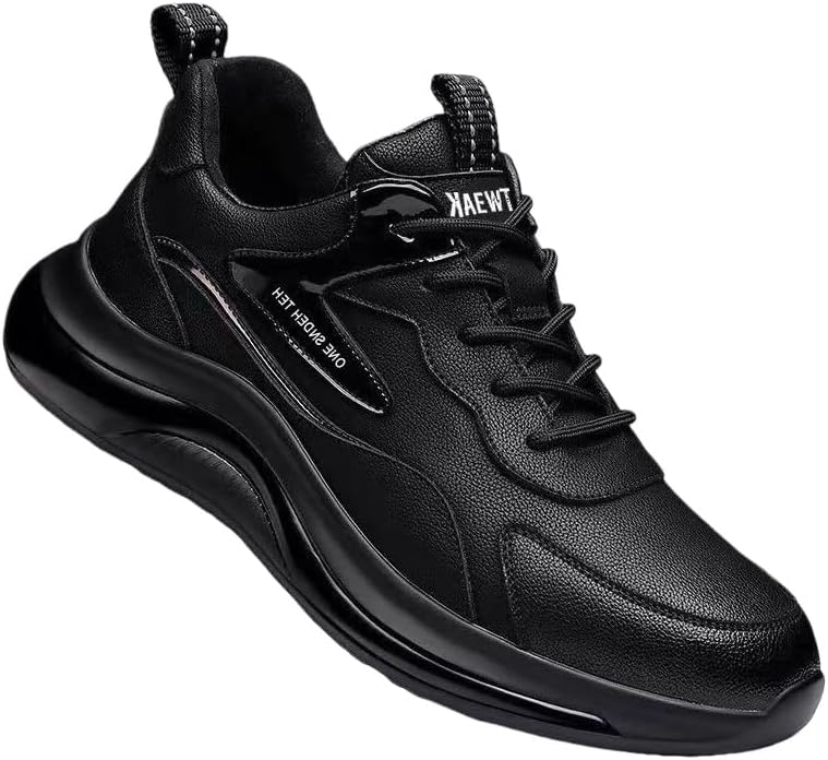 Мужские повседневные кроссовки с толстой подошвой из кожи - противоскользящие, прочные, дышащая сетчатая ткань - подходят для активного отдыха, повседневного использования и поездок на работу Fmshi, черный
Мужские повседневные кроссовки с толстой подошвой из кожи - противоскользящие, прочные, дышащая сетчатая ткань - подходят для активного отдыха, повседневного использования и поездок на работу Fmshi, черный