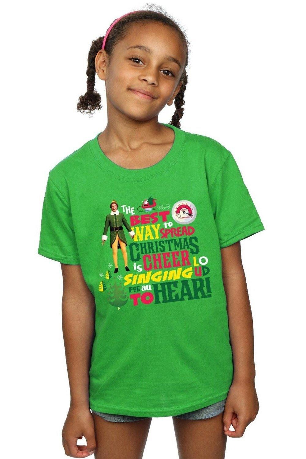 Хлопковая футболка «Рождественское настроение» Elf, зеленый
Хлопковая футболка «Рождественское настроение» Elf, зеленый