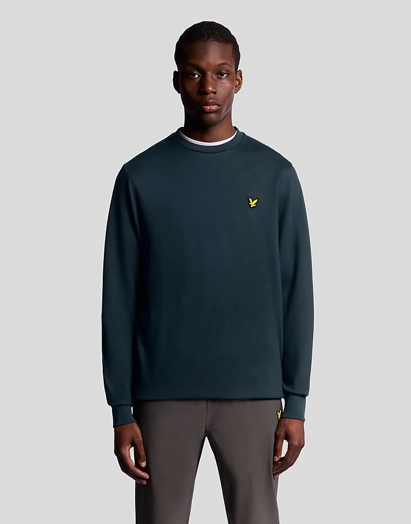 Флисовая кофта Lyle & Scott с круглым вырезом, темно-синего цвета
Флисовая кофта Lyle & Scott с круглым вырезом, темно-синего цвета