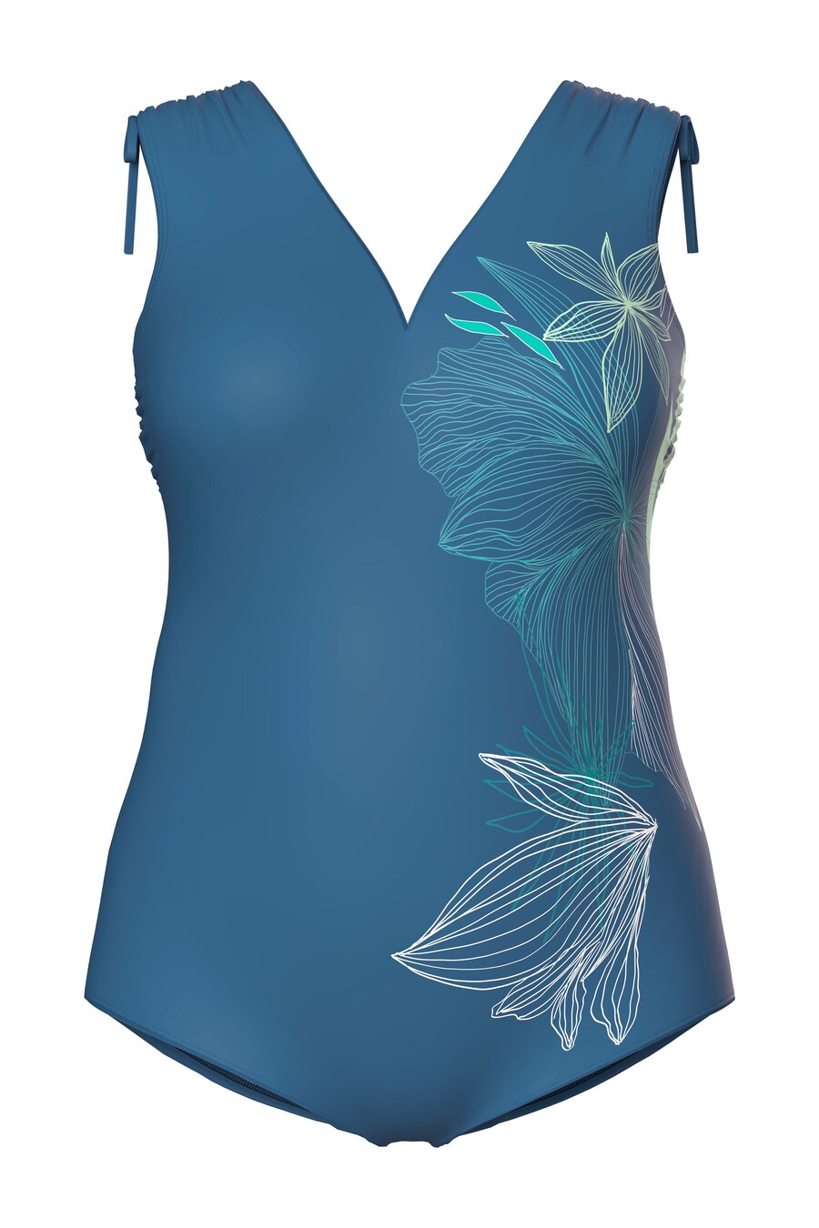 Треугольный купальник Ulla Popken, синий
Треугольный купальник Ulla Popken, синий