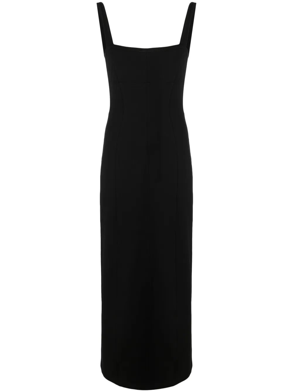 Платье макси с вырезом в форме сердца Helmut Lang, черный
Платье макси с вырезом в форме сердца Helmut Lang, черный