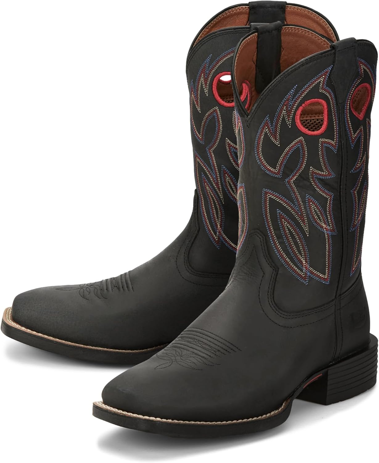 Мужские ковбойские сапоги Justin Bowline 11 - Вестерн-сапоги с квадратным носком из цельнозернистой кожи с маслостойкой и противоскользящей резиновой подошвой, черный
Мужские ковбойские сапоги Justin Bowline 11 - Вестерн-сапоги с квадратным носком из цельнозернистой кожи с маслостойкой и противоскользящей резиновой подошвой, черный